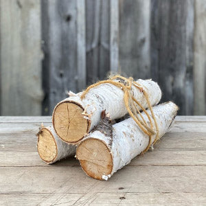 Decorative Birch logs